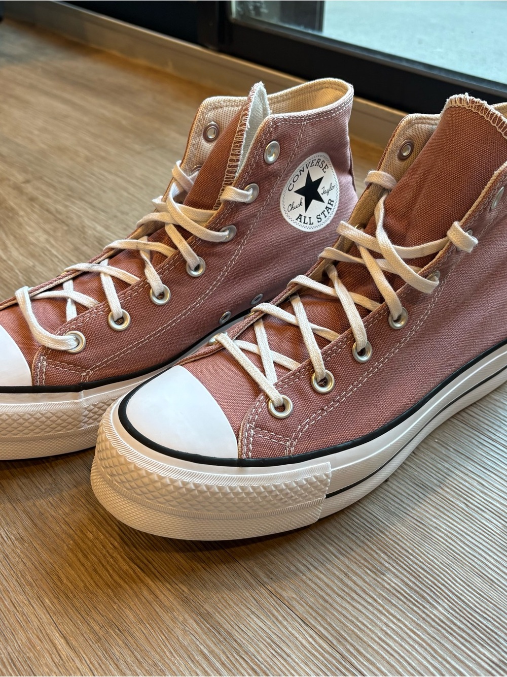 Converse Chuck Taylor All Star Platform High Top Sneakers Pink W9
